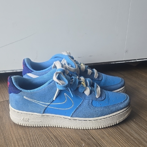 Nike Other - Nike Air Force 1 ‘07 LV8 University Blue Youth Size 6.5 Y